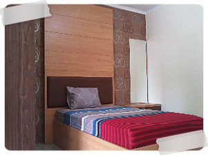 Single Bedroom Mattress Ruangan Luas